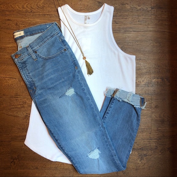 Madewell- 9” High-rise Skinny Jean - Picture 5 of 8